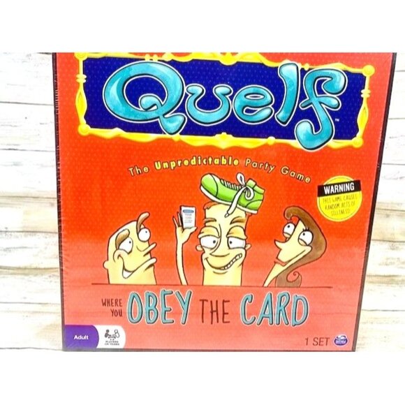 Quelf The Unpredictable Party Game - Obey the Card Adult Board Game NEW - Picture 7 of 7